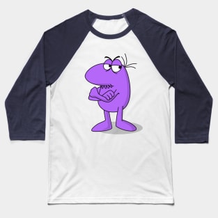 little purple angry man Baseball T-Shirt